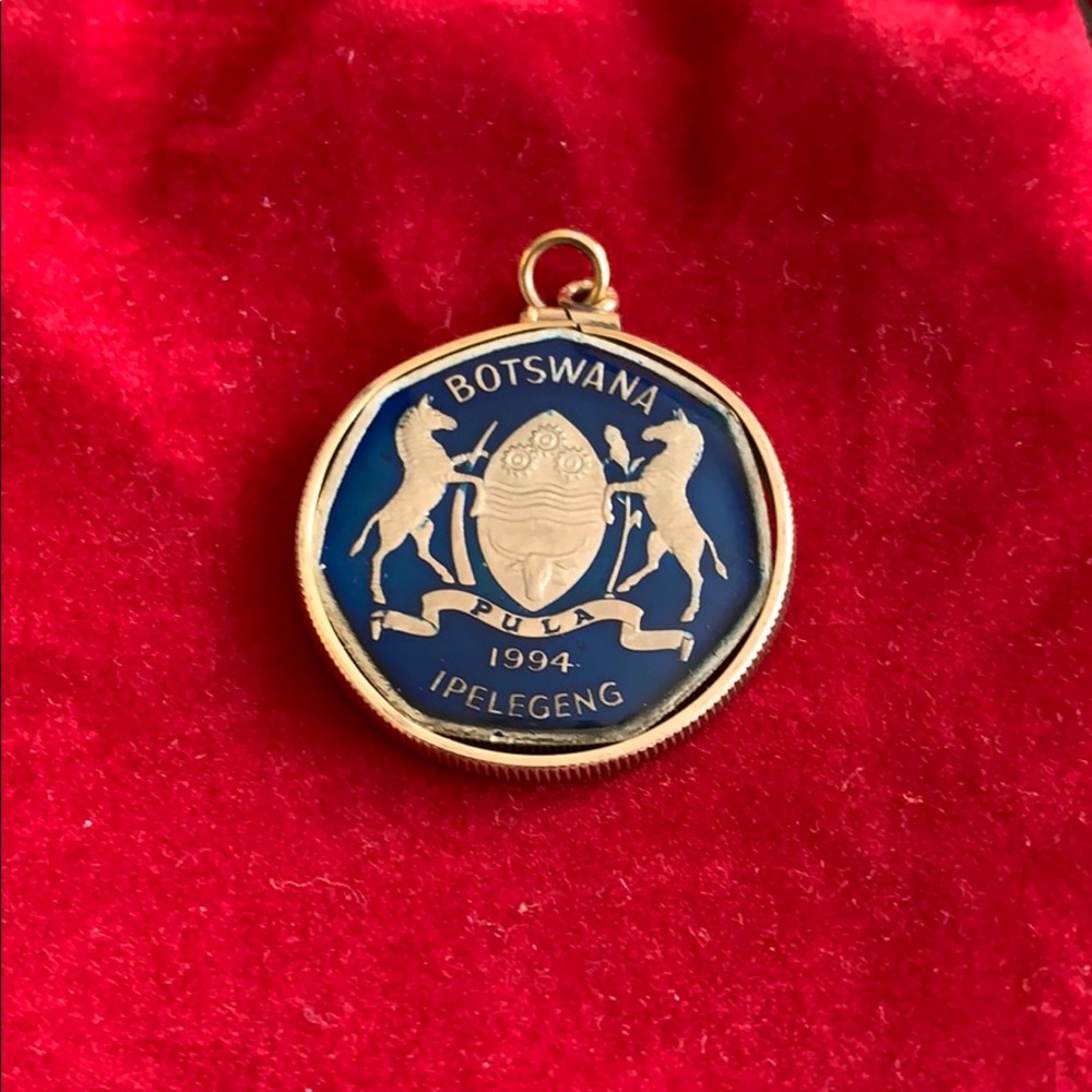 Botswana Pula Pendant